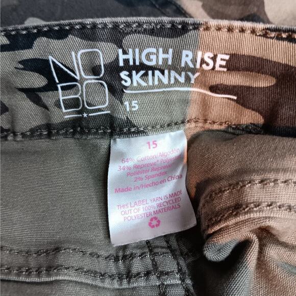 EUC No Boundaries Camo Green, Tan, Brown, Black Pants Junior 15 - Picture 6 of 6